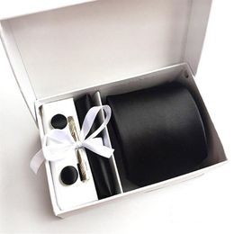2017 Nuovo Design Seta Uomo Cravatte Clip Hanky Gemelli set Abbigliamento formale Business Wedding Party 1200 aghi Cravatta per uomo K062758