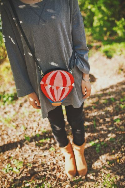 2017 nouveau concepteur montgolfière en forme de sac de messager femmes mode coloré rabats décontracté Mini bandoulière sac à bandoulière portefeuille