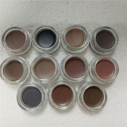 11 couleurs sourcils Pomade crème étanche Amployés pour les sourcils Makeup crème pleine taille avec boîte de vente au détail