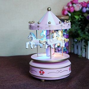 Merry-Trojan – cassette musicale, lampe LED, artisanat, pâtisserie, jouets à remonter