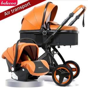 2017 new multi-function high landscape baby stroller to send basket four seasons for 0-4 years old can be used