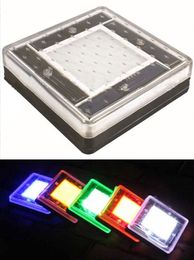 2017 Nieuwe Solar Led Underground Light 5Led Zeer compressieve Sensing Outdoor Lights Tuinlichten Brick Lights Road Lampen Vierkante Pathway Myy