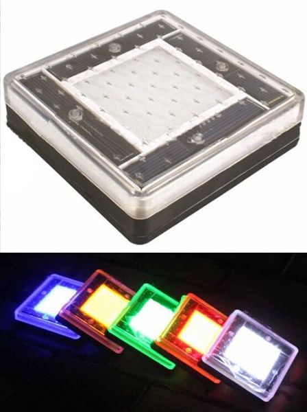 2017 NOUVEAU Solaire Led Underground Light 5LED Détection Hautement Compressive Lumières Extérieures Lumières De Jardin Lumières De Briques Lampes De Route Voie Carrée MYY