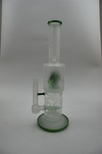 Glazen waterpijp, bong bong, rokende pijp, groen filter, 14mm gezamenlijke fabriek directe verkoop Welkom op bestelling