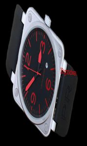 2017 Nieuwe Stijl Men039s Automatische Mechanische Limited Edition Horloge Bell Luchtvaart Mannen Sport Duikhorloges Zwarte Kast BR0192 Zwart1461847