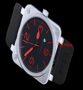 2017 New Style Men039s Automatic Mechanical Limited Edition Watch Bell Aviation Men Sport Dive Watchs Black Case BR0192 Black7678427