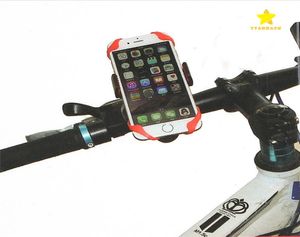 2017 Nouveau support de support de vélo de téléphone portable universel support de support de support de vélo avec bande de support en silicone pour iPhone 7 Plus SAM7078569
