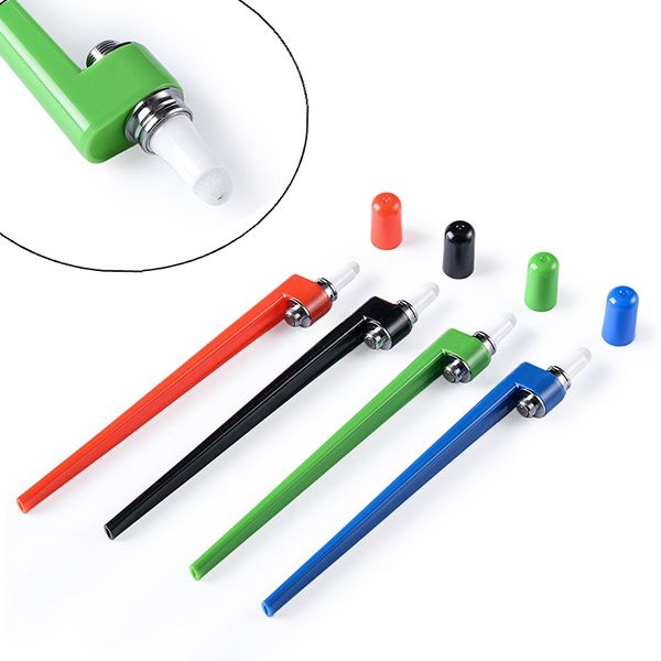 Instant Straw Nectar Collector Pipe Accesorios para fumar E Cigarette Kits Safe PC Plastic Hookahs Ceramic Quartz Sand Coil Dab Oil Rigs Instant NC 1.0ohm 1.2ohm