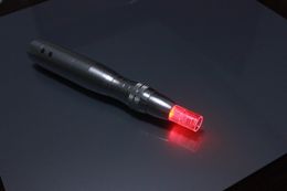 2017 nieuwste 5 snelheden Derma pen LED-foton elektrische miconedle voor huidverjonging therapie 50 stks nano naalden met 7 kleuren