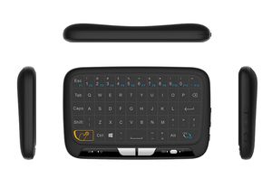 2017 El más nuevo teclado inalámbrico H18 Mini 2,4G con panel táctil completo air Mouse teclado para Windows Android TV Box Linux T95M X96 MXQ PRO