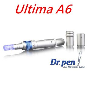 Inalámbrico Recargable Micro Aguja Eléctrica Dermapen Dr pen Ultima A6 Auto Cuidado de la piel 2 baterías DermaRoller