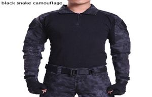 2017 Outdoor Commando camouflage Frogloks Pak sport Tactisch Combat Uniform men039s leger Militaire Cargo Wandelen Klim Tshi7953917