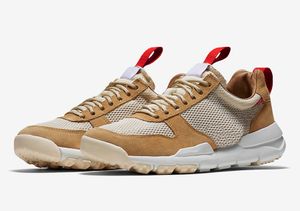 2017 Release Tom Sachs x Craft Mars Yard 2.0 TS Joint Limited Sneaker Top Quality Natural Sport Red Maple Running Shoes AA2261-100 US 5-11
