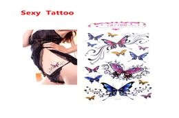 2017 Sexy Colorful Fashion Tattoo Tattoo Stickers Modèle d'art corporel pour les femmes6495025
