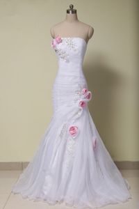 2017 sexy elegante sirena de cristal vestidos de novia con apliques plisado organza más tamaño vestidos de novia vestido de novia BM02