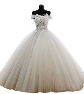 2017 sexy mode kant baljurk Quinceanera jurken met appliques tule plus size zoete 16 jurken vestido debutante jurken BQ29