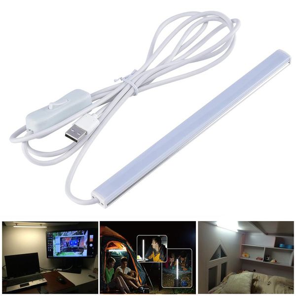 2017 SMD2835 5 V LED Bande USB LED Lampe De Table De Bureau Lumière pour Livre De Chevet Lecture Étude Bureau Travail Enfants Veilleuse led tubes