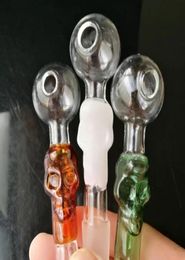 2017 Bola de hueso recta 10 mm 14 mm 18 mm Nuevo único Quemador de aceite Pipas de vidrio Pipas de agua Pipas de vidrio Fumar con cuentagotas 8089029