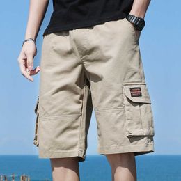 2017 verano ocio algodón trabajo traje manga larga cintura elástica hombres jogging shorts p230602