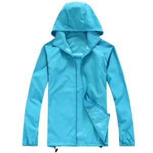 Verano nueva marca para mujer para hombre de secado rápido al aire libre deportes casuales impermeable uv chaquetas abrigos cortavientos