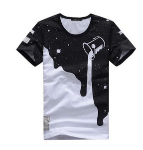 2017 été nouvelle mode hommes tee-shirts à manches courtes t-shirt t-shirt en coton imprimé en lait 3D Designer vêtements M-XXL Golf T-shirt