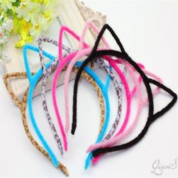 2017 été Style filles coloré couronne bandeau princesse cheveux accessoires femmes accessoires filles chat oreille bandeau G3273049