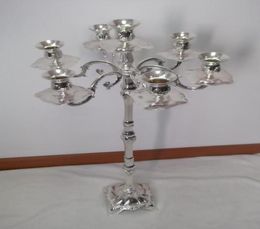 2017 candelabros más vendidos piso centro de mesa de boda candelabro de piso flor camino plomo 85 cm de alto 7 brazos portavelas 4470242