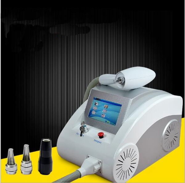 Machine de retrait de tatouage de laser de yag de l'écran tactile 200mj 1000W avec 1032nm 632nm et poupée noire