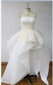 2017 Twee stukken chiffon goedkope bruidsmeisje jurken v nek een lijnvloer lengte formele gast jurkmeisje jurk aangepaste prom gow9469984