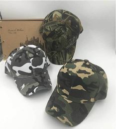 Unisex camouflage afdrukken baseball cap gebogen rand papa caps mannen gorras snapback hoeden vrouwen hiphop hoed zonbescherming