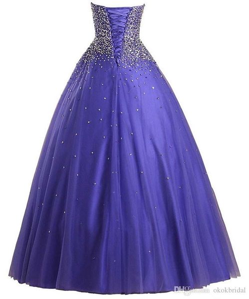 2019 Robe De Festa Longo Para Casamento Lourde Perlée Chérie Violet Tulle Robe De Bal Robes De Bal Robe Robe De Soirée 001