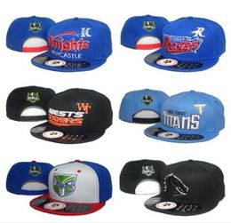 2017 Hele NRL Snapback -hoeden verstelbaar basketbal Snap Back Warriors Caps Black Hip Hop Snapbacks Hat High Quality1196236