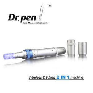 Nieuwste Draadloze Dermapen Krachtige Microneedle Mesopen Naaldcartridge Dr Pen Ultima A6 Vervangbare EU US UK AU Plug