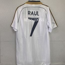 1998 1999 2000 Retro voetbaltruien Vintage klassieker Raul Hierro R.Carlos Real Madrids Futbol Shirt Camisa Futebol Shirts Kits Men Maillots de voetbalshirt