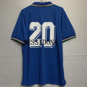 1982 Italië retro voetbalshirts thuis maglia ROSSI italia maglie TOTTI PIRLO INZAGHI MAILLOT kwaliteit futbol shirt kits mannen Maillots de voetbal jersey