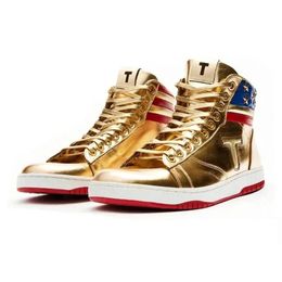 des chaussures 2024 Designer Shoes basketball Casual shoe The Never Surrender High-Tops trump trumps Running Gold Custom Men Outdoor Sneakers Comfort Sport Trendy Lace-up