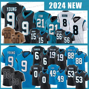 9 Bryce Jeune Jerseys de football Jonathan Mingo Brian Burns Bradley Bozeman Jeremy Chinn Jaycee Horn Miles Sanders Ikem Ekwonu Chuba Hubbard Steve Smith Cade Mays