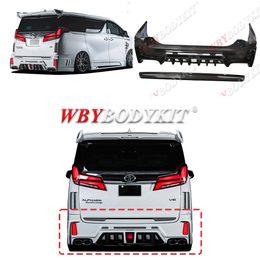 2018-2023y Toyota Alphard mise à niveau ROWEN CARROSSERIE NOM Pare-chocs avant Accessoires extérieurs Aileron arrière Jupes latérales avec aileron Ailes Capot moteur Grille