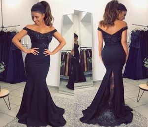 2018 African Navy Blue Prom Dresses avondkleding plus size lange lovertjes sexy backless goedkope formele jurken feestjurk6919567