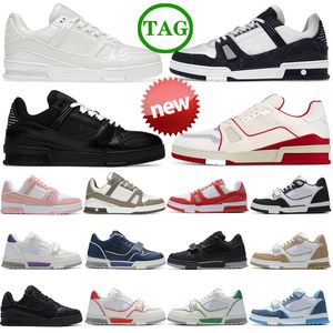 Designer Casual schoenen Trainers Men Men Dames Sneaker Zwart Wit Oranje Licht Blauwe Green Geel Geel Mens Sport Sneakers