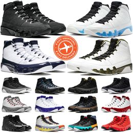 9 Retro Gym Rouge Hommes Chaussures de basketball Racer Bleu UNC OG Tour Jaune PE Anthracite The Spirit RELEASE Baskets de Sport Baskets Chaussures