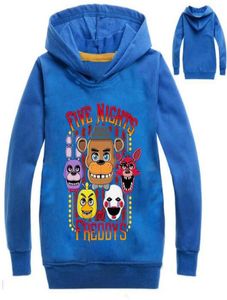 2018 herfst vijf nachten in Freddys Sweatshirt voor jongens 212 jaar schoolkap voor jongens FNAF -kostuum voor tieners sportkleding2536709