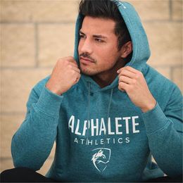 2018 herfst winter nieuwe mannen mode merk hoodies sportscholen fitness bodybuilding sweatshirt pullover sportkleding mannelijke casual kleding