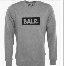 2018 BALR Casual Unisexe Sweatshirt Sweatshirt Cool Hip Pop Pullover Menswomen Sports Varse Maber Jogger Tracksuit Fashion26501717712