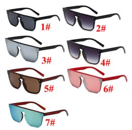 Zonnebrillen voor heren Dames Klassieke buitensportzonnebril Straatbrillen UV400 Drving Goggle Oculos een stuk 7 kleuren 10 STKS snel schip