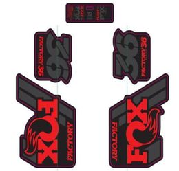 2018 tout nouveau Fox 36 Fork Cadre Protection Stickers pour VTT Mountain Bike Biyle Fork Fox 36 Remplacement des décalages de terre de course 2944040