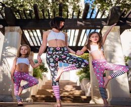 2018 NOUVEAU PANTAL YOGA PANTAL HIGH TAILLE GURNE GILLE FEMMES FAMILY Vêtements Stretch Gym Vêtements Running Sport Pants Legging Fitness Dan3760807