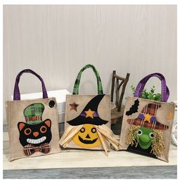 2018 Candy DHL Stocking Halloween Decorations Pumpkin Cat Witch Drawring Bag Ghost Festival Mall Hotels Gift Bags S S