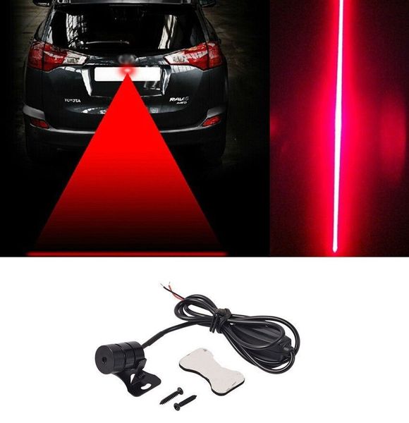 2018 voiture voiture automobile LED laser brouillard lumière anti-collision feux arrière-feu avertissement de frein rouge DHL livraison gratuite