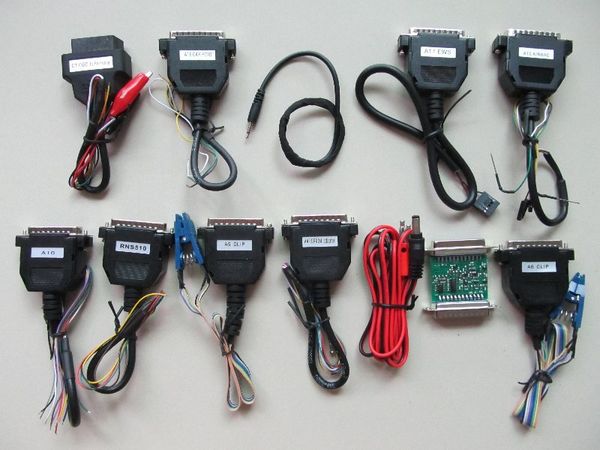 herramienta automática carprog 10.05 Paquete completo con adaptadores Car Prog ECU Chip Tuning Odómetros programador